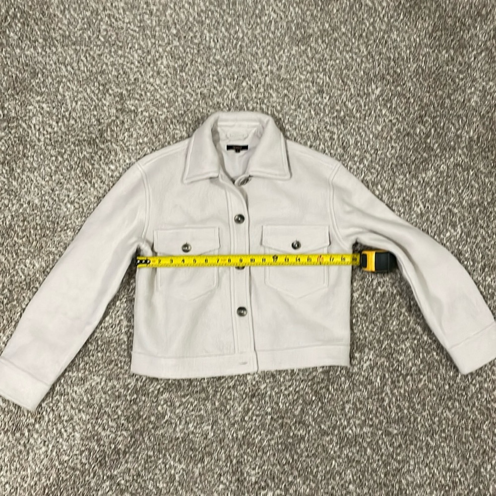 Quince merino wool cropped shirt jacket